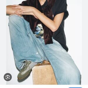 Zara CONTRASTING SOFT SNEAKERS NWT